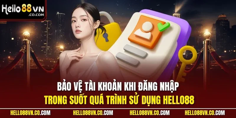 Bảo vệ tài khoản khi đăng nhập trong suốt quá trình sử dụng HELLO88