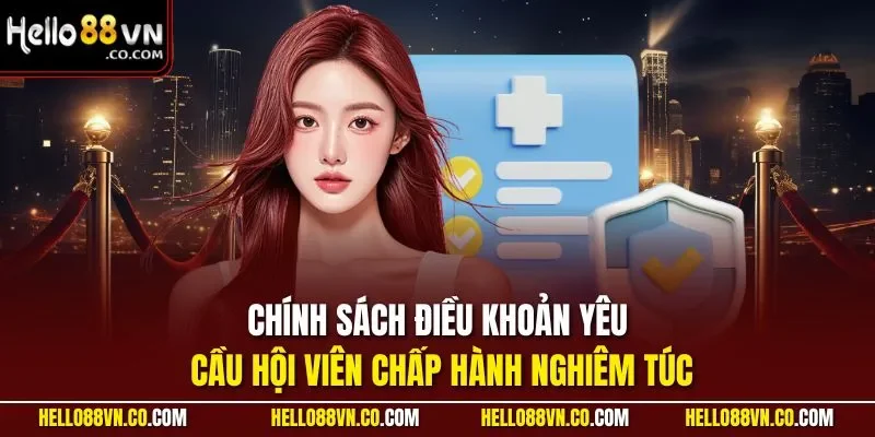 Chính sách điều khoản yêu cầu hội viên chấp hành nghiêm túc