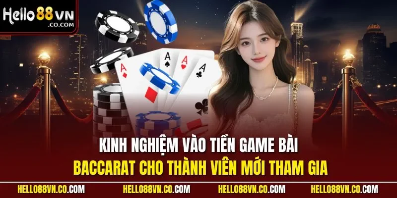 Kinh nghiệm vào tiền game bài Baccarat cho thành viên mới tham gia
