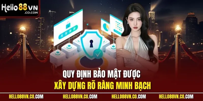 Quy định bảo mật được xây dựng rõ ràng minh bạch